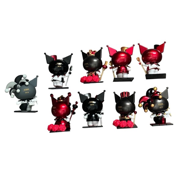 TOPTOY x Sanrio Kuromi Poker Kingdom Series Mini Figure Set of 9 - Picture 8 of 15